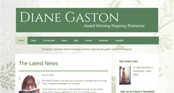 Desktop Screenshot of dianegaston.com